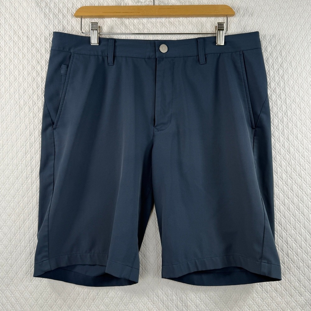 Bonobos Golf Mens 34 Navy Blue Performance Shorts 10 Inch Inseam‎ 9313612